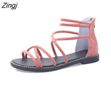 Women Sandals 2023 Summer Shoes Woman Flat Sandals Beach Shoes sandalias mujer chaussures femme