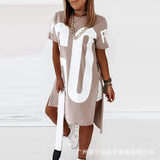 Zingj 2023 New Lotus Root Pink Letter Print T-Shirt