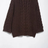 New Sesame Texture Big Sleeve Loose-Fitting