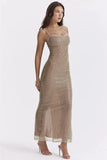 Sequined Fit Maxi