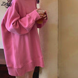 Women Spring Chic Korean Style Trendy Casual Teens Solid Clothing Comfortable Long Sleeve Lady Clothes Blue Ins