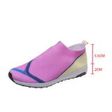 Style 23 Summer Shallow Mouth New Leisure Flying Weave Large-Size Sports Shoes Women's Single