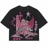 Y2K T-Shirt, Men's Wear, Women's Wear, Vintage Hip-Hop Graffiti, Graphics Printing Street Clothes, Oversized