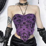 Spring New Sexy Hot Girl Blouse Temperament Slim Hanging Neck Flocking Sling With Chest Vest