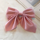 Dot Floral Print Hair Clips Girls Daisy Bow Hairpin Pastoral Retro Style Barrettes Big Bowknot Hairpin Hair