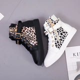 Spring And Summer New High-Top Canvas Shoes Korean Version Of Broken Flower Leisure Student Single Shoes Thick Soles Sports Board