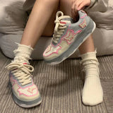 Aesthetic Butterfly Bat Patchwork SneakersOutfit