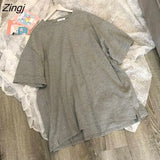 Women Solid Colors Casual Round Neck Hot Sale M-4XL All-match Simple Back Bandage BF Sweet Ladies Tops Popular