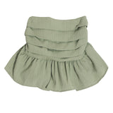 And Spicy Wind Wearing A Breast Vest Female Pressure Folded Word To Receive Waist Skirt Short Wrapped Chest-Clothed Backwear