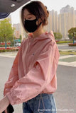Sunscreen Clothing Female Summer Thin Coat Female Short Short 2024 New Loose Hooker Sunscreen Jacket-Outfit