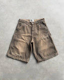 Tide Brand Vibe Overalls Denim Shorts For Men And Women High Street Ruffian Handsome Heavy Weight Washing