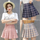 Zingj Skirt Spring And Summer Female 2024 New Student Korean Version Short Style Slim Skirt High Waist Short Skirt Female Student Skirt