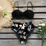 Bikini 2023 Female Swimsuit Women Swimwear Thong Push Up Bikinis Set High Waist Swimming Suits Ruffled Bathing