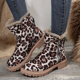 Boots 2025 Winter New Velvet Women's Shoes Warm Boots Cotton Shoes Large Size Women's