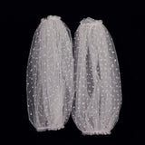 Puffy gauze sleeve strapless wedding Prom dress with accessories retro court wave point elastic One Pair Seperate