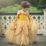 Yrs Fancy Baby Girl Halloween Cosplay Costume Beauty And The Beast Dress Carnival Christmas Princess Kids Dresses For