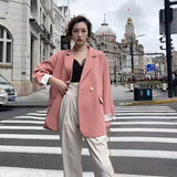 Zingj 2024 New Khaki Short Blazer Female Small Design Sense College Style Commuter