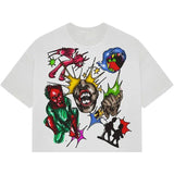 Y2K T-Shirt, Men's Wear, Women's Wear, Vintage Hip-Hop Graffiti, Graphics Printing Street Clothes, Oversized