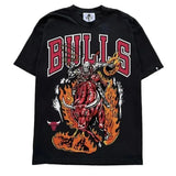 Men's T-Shirt Pure Cotton Street Clothing Animation Leisure Oversized Basketball Printed Short-Sleeved Shirt