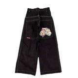 Zingj Wide-Leg Jeans Men Y2K Hip-Hop Harajuku High-Quality Street Rest 211-0-Outfit