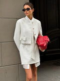 Zingj Small Fragrant Wind Suit 2024 Autumn And Winter New Temperament Short Small Wind Jacket Skirt Suit