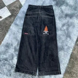 Y2K Big Boy Jeans Original Hip-Hop Embroidered Loose Jeans Street