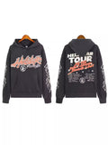 High Street Ins Minority Retro Print Letters Loose Hooded Sweaters For Men And Women In Autumn And