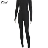 Women Jumpsuit corset 2 pieces set Solid Color Bodycon Long Romper Women Jumpsuit Bodysuit