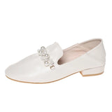 Zingj 2023 New Fashion Soft Bottom Flat Fairy Two Wear Plus Size Single Shoes Bean Shoes Women's