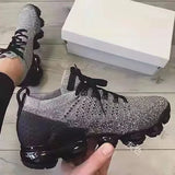 Zingj New Korean Breathable Sports Shoes Women's Inner Heightened Flying Weaving Shoes Tie Breathable Running Shoes In Front Of