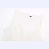 New Spring Style Dress With Belt Wide Pleated Trousers
