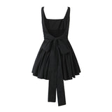 New Irregular Bow Tie Waist Dress In