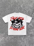 Wear Y2K Clothing T-Shirt Men's And Women's Hip-Hop Cartoon Printed T-Shirt Gothic Super Cotton Short