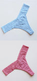 pcs/Lot Plus Size Women's Cotton Panties Underwear Sexy Lace Lingerie Panty Thongs G String Tanga T-back Seamless Female