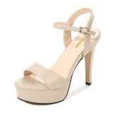 2022 New Fashion Roman Style Runway Sandals Super High Heel Waterproof Platform Wedding Shoes Summer Weave Design Women