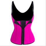 Chloroprene Rubber 3-Layer Cloth Beauty Body Acceptance Court Corset Buckle Sweating Vest Body Shaping