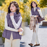 Autumn And Winter Fashion Foreign Style Reduce Age Mother Down Cotton Jacket Coat Female Winter Short Money Loose And Thick Women Cotton Horse Clip-Outfit