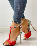 Zingj Summer New Fishmouth Women's Sandals Clasp High-Heeled Women's Shoes