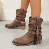 Zingj Size Short Boots 2023 Autumn And Winter New Thick Heels, High Heels, Heels, Heels And
