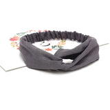 Headband Cross Top Knot Elastic Hair Bands Soft Solid Color Girls Hairband Hair Accessories Twisted Knotted