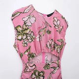 Blended Print Dress In Spring