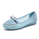 Zingj Shoes 2023 Summer New Korean Fashion Bean Shoes Students Pregnant Women Soft Soles Leisure Breathable Single Shoes Women's