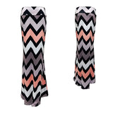 Spring Summer A-Line Elastic High-waist Long Pencil Skirt for Women 2023 Printed Maxi Skirt Faldas Largas Mujer Para