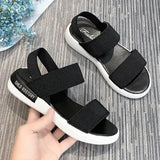 Zingj Sandals Stretch Tight 2023 Summer New Style Students Wear Fairy Roman Beach