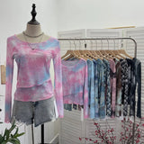 Sunscreen Mesh Yarn Women 2025 Summer New Long-Sleeved T-Shirt