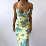 Women's Dress 2025 New Strapped Long Skirt Crumbs Body-In-Recovery Ash-Enhedment-Coat-Enendered Collared