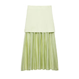 Summer New Temperament Fashion V-Neck Sleeveless Single-Claw Buckle Solid-Colored Vest Vest Women