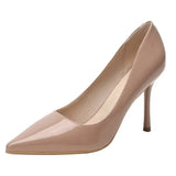 Summer New Simple French Nude Pointed Flat Shoes Soft Soles Shoes Commuting Single