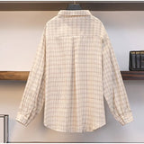 Summer Women Three piece sets Casual Linen Plaid Tops + Shorts Elastic Waist Wide Leg Pants Suit Set 3 Piece
