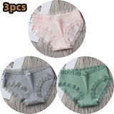 Cotton Panties Women Comfortable Underwears Sexy Middle-Waisted Underpants Female Lingerie Big Size Ladies